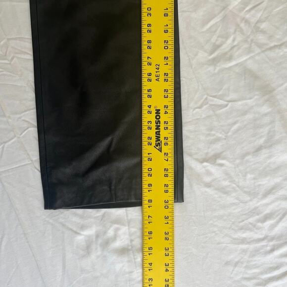 Davide Cenci Leather Pants Lined with Silk - Picture 13 of 15